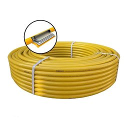 Kit 5 Metros Tubo Pex Gás 20mm Multicamadas Alumínio TudoGás - 3