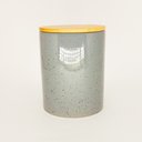 Ver imagem 1 de Pote Cerâmica Granilite com Tampa Bambu Cinza 10x13cm - Lyor