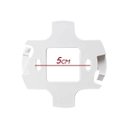 Ver imagem 4 de Spot Sobrepor Branco Redondo + Led Dicroica Gu10 Mr16 Branco Quente St2104