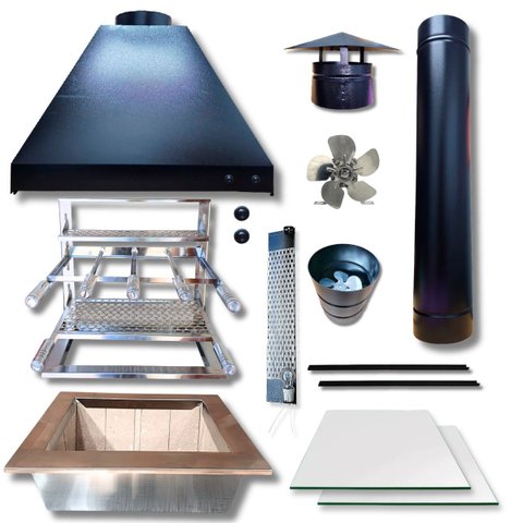 Kit Completo Churrasqueira Gourmet Pequeno