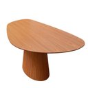Ver mais imagens de Mesa de Jantar Cone Oval Orgânica 4 Lugares Oval MDF 120x80cm Freijó