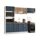 Ver imagem 2 de Cozinha Completa Modulada Americana com Vidro Reflecta 4 Peças Yescasa