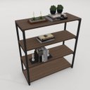 Ver imagem 1 de Estante para Escritório Marelli Frame Carvalho 100x40cm