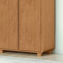 Ver imagem 3 de Guarda-roupa Casal 6 Portas Bellagio Amendoa Clean