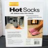 Pantufa Térmica Hot Socks Aquecida No Micro-ondas Azul Tam. Pequeno - 3