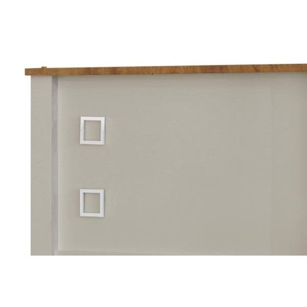 BICAMA SOLTEIRO BARCELONA TEBARROT OFF WHITE MADEIRADO - 3