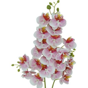 Haste Orquídea Delicada 3d Artificial de 75cm Realista para Decoração