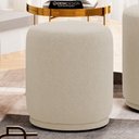 Ver imagem 2 de Puff Decorativo Orgânico Living Mavi Bouclê Bege - Desk Design