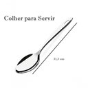 Ver imagem 2 de Colher para Servir em Aço Inoxc 31,5 Buffet Restaurante Refeição