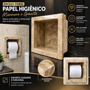 Ver imagem 1 de Nicho Porta Papel Mármore Bege Travertino