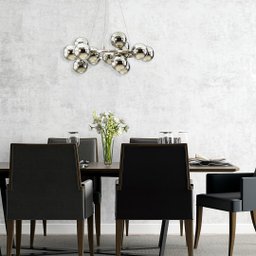 Pendente Halo 15 Cúpulas Nickel JO004NK Bella P/ G9 St2239 - 2