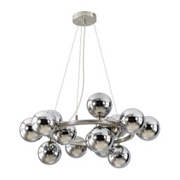 Pendente Halo 15 Cúpulas Nickel JO004NK Bella P/ G9 St2239 - 1