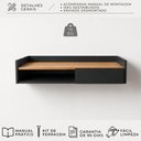 Ver imagem 4 de Escrivaninha Home Office Notebook Mesa Apoio Moderna Gaveta Byhouse