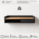 Ver imagem 4 de Escrivaninha Home Office Notebook Mesa Apoio Moderna Gaveta