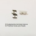Ver imagem 4 de Perfil Embutir Para Fita Led 2 Metros Branco Difusor Leitoso