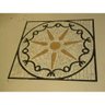 Piso em Mosaico Romano Estrela e Proteção em 7 Pontas Tamanho 150cm - 2