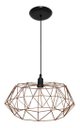 Ver imagem 3 de Lustre Luminária Pendente Aramado Modelo Estádio 40cm cor Cobre