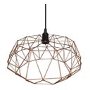 Ver imagem 4 de Lustre Luminária Pendente Aramado Modelo Estádio 40cm cor Cobre
