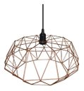Ver imagem 4 de Lustre Luminária Pendente Aramado Modelo Estádio 40cm cor Cobre