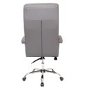 Ver imagem 5 de Cadeira de Escritório Presidente Monique Big Executiva com Mola Ensacada Giratória Cinza