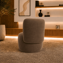 Ver imagem 5 de Poltrona Decorativa Bia Orgânica Veludo Recepção Sala Estar Quarto