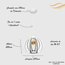 Ver imagem 2 de Luminária Lustre Pendente Madeira Teto Sala Quarto Cozinha Balcão NY Dia Branco