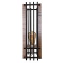 Ver imagem 1 de Abajur Madeira Decoração Quarto Cabeceira Modelo Torre Carvalho 40cm Bivolt