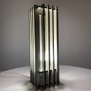 Ver imagem 3 de Abajur Madeira Decoração Quarto Cabeceira Modelo Torre Branco 40cm Bivolt