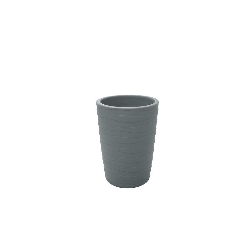 VASO PLASTICO GREGO 41 CM CIMENTO | MadeiraMadeira