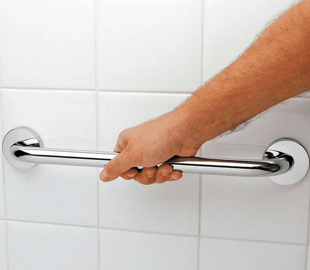 Barra de Apoio Inox 60cm Segurança e Conforto - 4