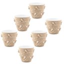 Ver imagem 1 de Kit 6 Cachepots 3D 2,5L cada Vasos de Flores Plantas Floreira de Mesa Plástico Borboletas Plasvale