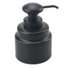 Porta Sabonete Líquido de Porcelana Preto 10 x 10 x 15cm - 1