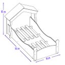 Ver imagem 3 de Cama Casa Infantil Moranguinho - J&A Móveis