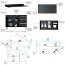 Ver imagem 4 de Armário de Cozinha Completa Modulada 6 Peças 2,80m + 1,36m Essenza Móvel na Caixa