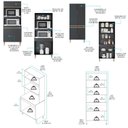Ver imagem 5 de Armário de Cozinha Completa Modulada 6 Peças 2,80m + 1,36m Essenza Móvel na Caixa