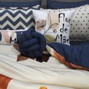 Ver imagem 3 de JOGO DE CAMA CASAL KING 9 PEÇAS - FLOR DE MÃE - CASA DA FAMA