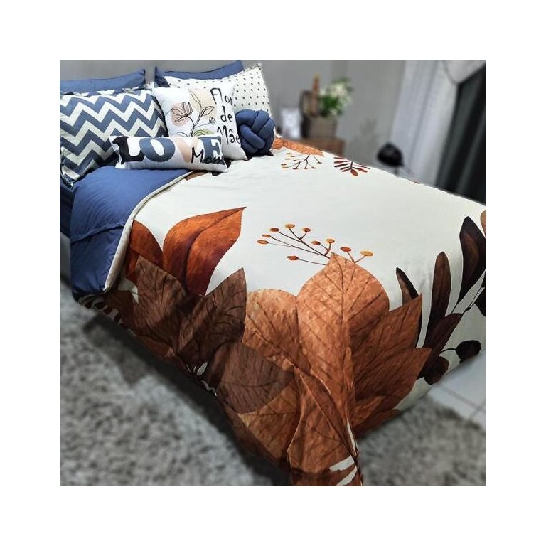 JOGO DE CAMA CASAL SUPER KING 9 PEÇAS FLOR DE MÃE JOGO DE CAMA CASAL SUPER KING 9 PEÇAS FLOR DE MÃE
