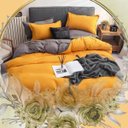 Ver imagem 2 de JOGO DE CAMA SUPER KING COMPLETO CASAL 7 PEÇAS COM EDREDOM