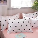 Ver imagem 3 de Jogo de Cama Solteiro 6 Peças Pin Up com Edredom Bicolor