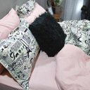 Ver imagem 3 de Kit Jogo de Cama Casal Comum 7 Peças Paris com Almofada
