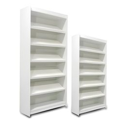 Estante Sapateira Expositor Branco 185x92x32cm - Deep - 1
