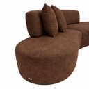 Ver imagem 5 de Sofá Virgínia 2,5m Estofado Suede Moderno Confortável Luxo