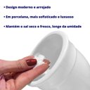 Ver imagem 3 de Saleiro Médio Gourmet de Porcelana Para Mesa e Bancada 13cm - Wp Connect Saleiro Aberto Preto
