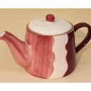Ver imagem 3 de Bule de Porcelana Marsala - Coleção Aquarela 22x12x13,2
