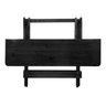 Mesa de Jantar Madeira Maciça Dobravel Premium 120x70 4 Cadeiras - Preto - 4