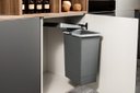 Ver imagem 3 de Lixeira Suspensa para Cozinha Swing 24 Litros - Zen Design