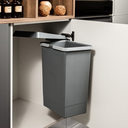 Ver imagem 2 de Lixeira Suspensa para Cozinha Swing 24 Litros - Zen Design