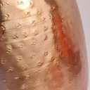 Ver imagem 6 de Vaso Cobre De Metal 35x28cm Decorativo Martelado Redondo