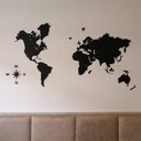 Ver imagem 1 de All you need is love 1,06x0,17m Lettering Madeira Mdf Aplique de Parede - Preto - Preto