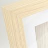 Porta Retrato Madeira com Paspatur Branco 15x20cm Mdf - 5